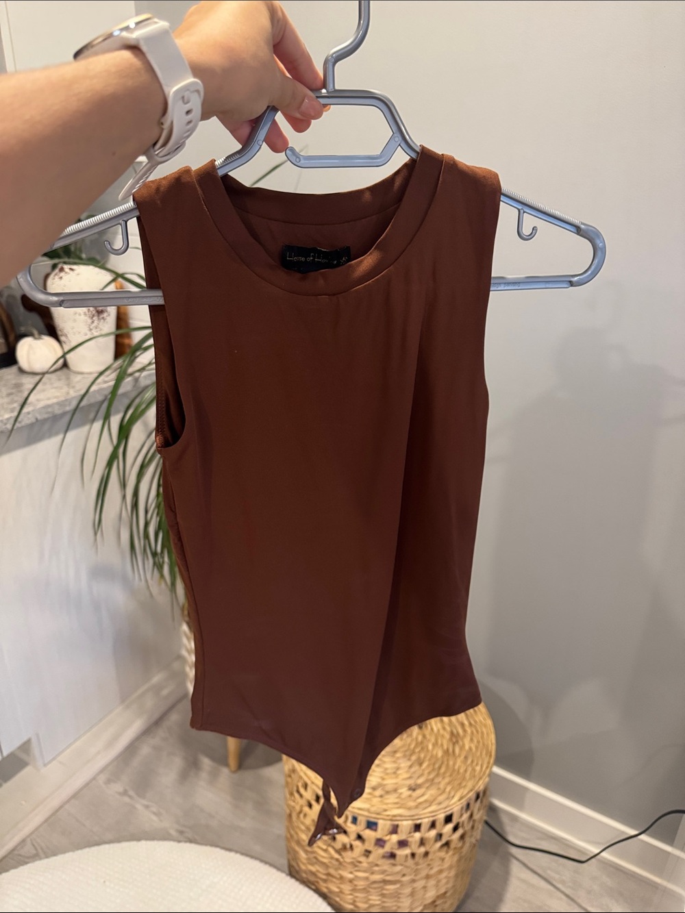 152. House of Harlow Brown Women’s Top - Luxe Essentials